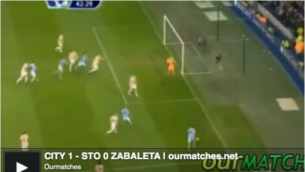 Manchester City &#8211; Stoke 3-0 | Highlights Premier League &#8211; Video Gol (Zabaleta, Dzeko, Aguero)