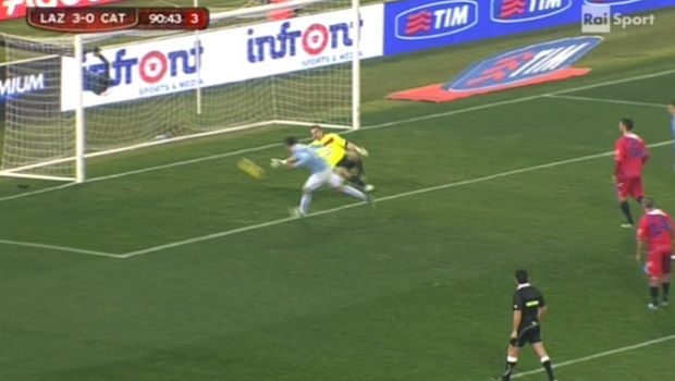 Coppa Italia, Lazio &#8211; Catania 3-0: gol di Radu e doppietta di Hernanes. Biancocelesti in semifinale