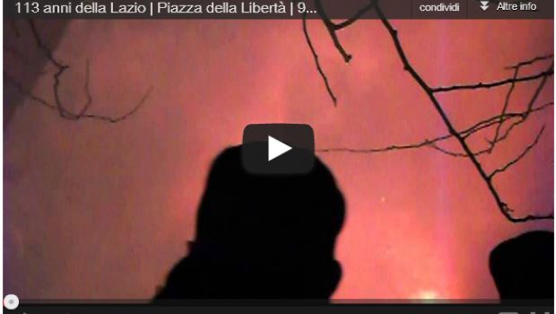 113 anni della Lazio, i festeggiamenti in Piazza della Libertà | Video e Foto