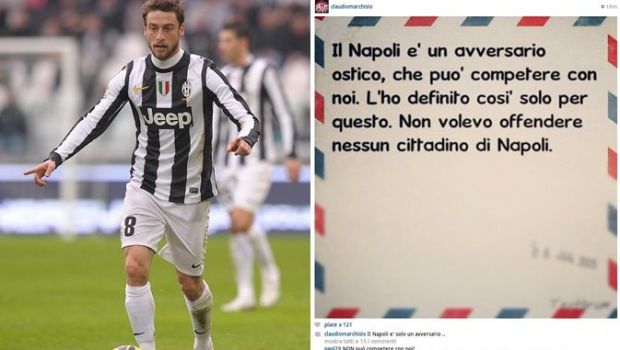 Polemica Marchisio-Napoli: lo juventino precisa, ma l&#8217;account è un fake