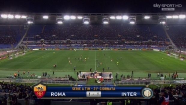 Roma &#8211; Inter 1-1: gol di Totti (rig.) e Palacio | Diretta Serie A | Risultato Finale (Foto e Video highlights)