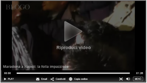 Maradona atterra in Italia, stasera a Napoli &#8211; Il Video dell&#8217;arrivo a Fiumicino