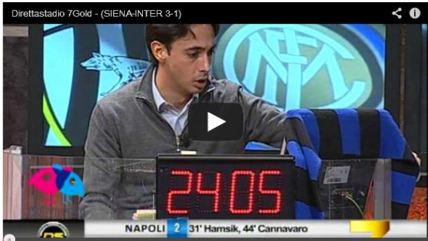 Siena-Inter 3-1 | Telecronache di Tramontana e Recalcati | Video