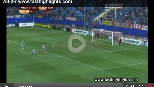 Atletico Madrid &#8211; Rubin Kazan 0-2 | Highlights Europa League &#8211; Video Gol (Karadeniz, Orbaiz)