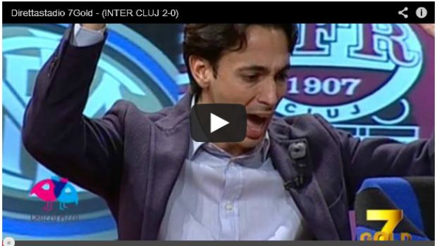 Inter &#8211; Cluj 2-0 | Telecronaca di Filippo Tramontana | Video