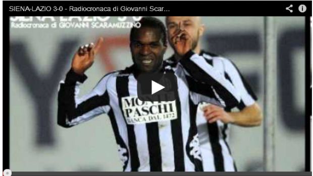 Siena-Lazio 3-0 | Telecronaca di De Angelis e radiocronaca di Scaramuzzino | Video
