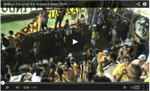 Argentina | Proiettili di gomma della polizia sui tifosi in Atlético-Rosario | Video