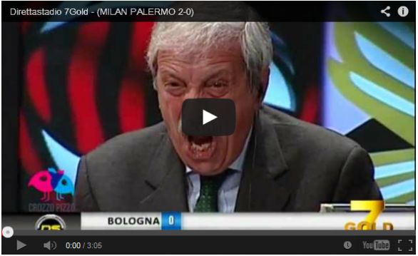 Milan-Palermo 2-0 | Telecronaca di Crudeli e Pellegatti | Video