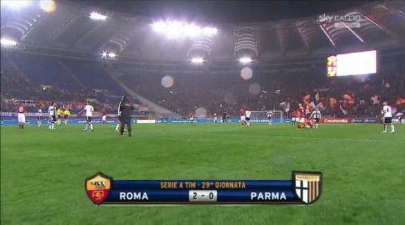 Roma &#8211; Parma 2-0 | Risultato finale | Totti e Lamela agganciano la Lazio