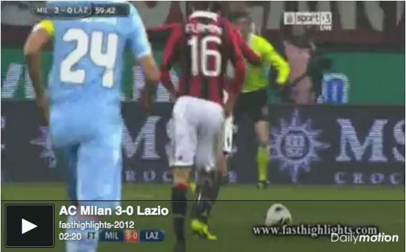 Milan &#8211; Lazio 3-0 | Highlights Serie A &#8211; Video Gol (Pazzini, Boateng)