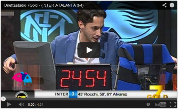 Inter-Atalanta 3-4 | Telecronache di Tramontana e Recalcati | Video