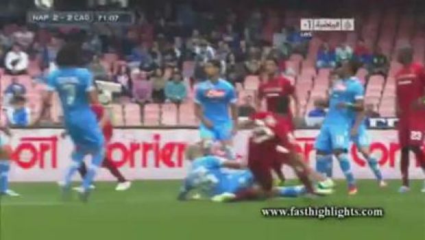 Napoli  – Cagliari 3-2 | Highlights Serie A – Video gol (Ibarbo, autogol Astori, Cavani, Sau, Insigne)