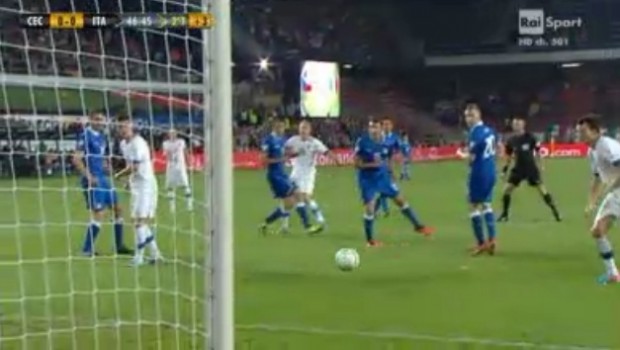 Repubblica Ceca-Italia 0-0 | Risultato Finale | Espulso Balotelli (video), palo di Jiracek