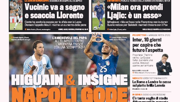 Rassegna stampa 15 agosto 2013: prime pagine di Gazzetta, Corriere e Tuttosport
