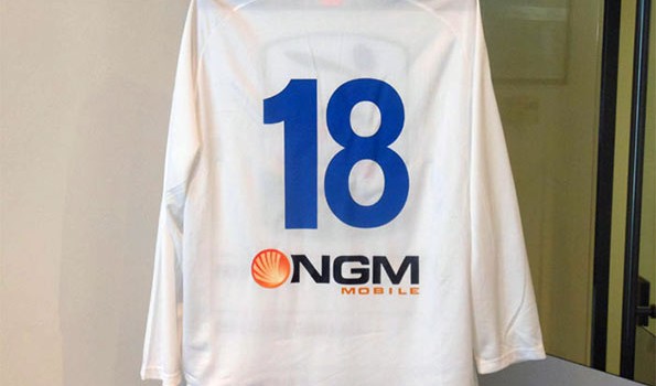 Serie B Eurobet: il logo NGM nel retromaglia | foto