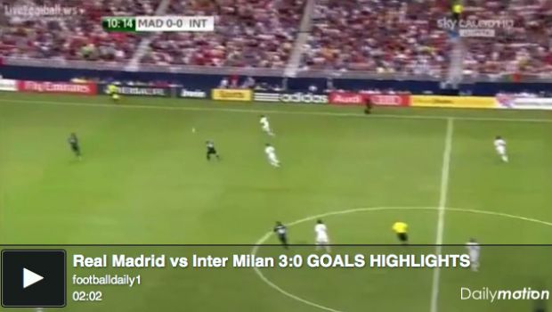 Inter &#8211; Real Madrid 0-3 | Highlights amichevole &#8211; Video Gol (Kakà, C. Ronaldo, aut. Alvarez)