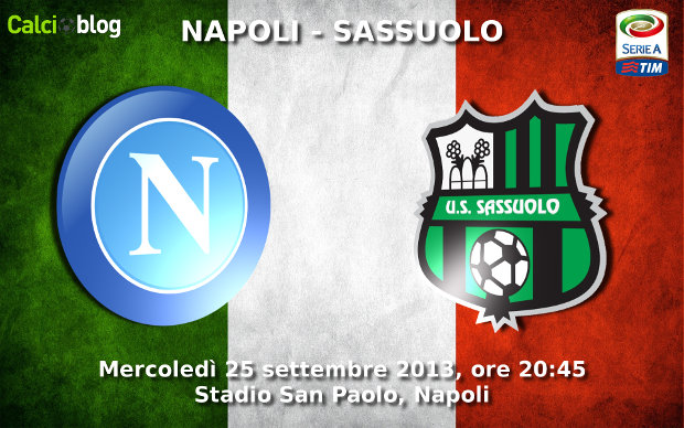 Napoli &#8211; Sassuolo 1-1 | Diretta Serie A | Gol di Dzemaili e Zaza