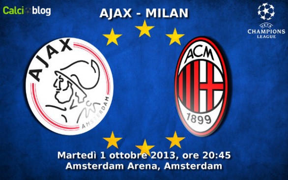 Ajax-Milan 1-1 | Champions League. Risultato Finale: gol di Denswil e Balotelli (rig.)
