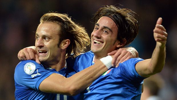 Danimarca &#8211; Italia 2-2 | Highlights qualificazioni Mondiali 2014 &#8211; Video gol (Osvaldo, Aquilani, doppietta Bendtner)