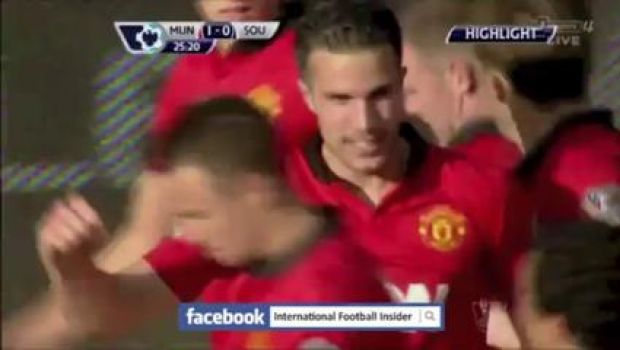 Manchester United &#8211; Southampton 1-1 | Highlights Premier League &#8211; Video Gol (van Persie, Lallana)