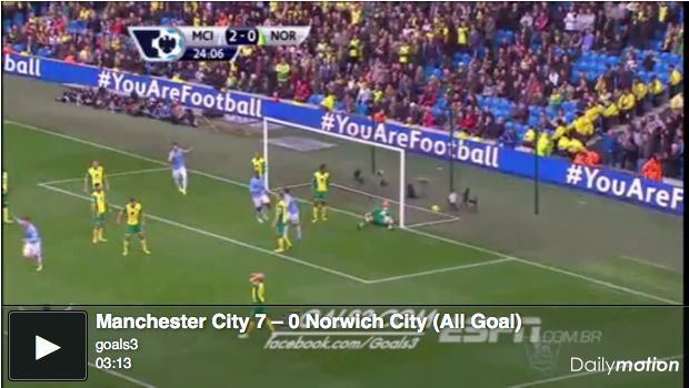 Manchester City &#8211; Norwich 7-0 | Highlights Premier League &#8211; Video Gol