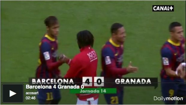 Barcellona &#8211; Granada 4-0 | Highlights Liga &#8211; Video Gol (Iniesta, Fabregas, Sanchez, Pedro)