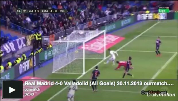 Real Madrid &#8211; Valladolid 4-0 | Highlights Liga &#8211; Video Gol (tripletta di Bale, Benzema)