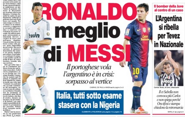 Rassegna stampa 18novembre 2013: prime pagine di Gazzetta, Corriere e Tuttosport