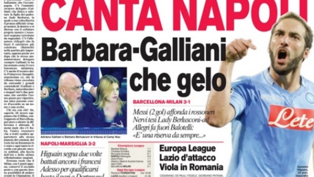 Rassegna stampa 7 novembre 2013: prime pagine di Corriere dello Sport e Tuttosport