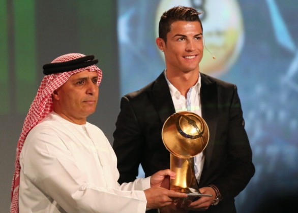 Cristiano Ronaldo vince il Globe Soccer Award: &#8220;Merito anche il Pallone d&#8217;Oro&#8221;