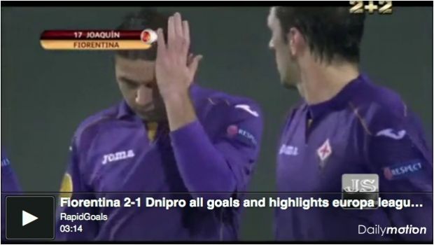Fiorentina &#8211; Dnipro 2-1 | Highlights Europa League | Video gol (Konopljanka, Joaquin, Cuadrado)