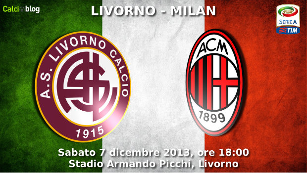 Livorno &#8211; Milan 2-2 | Risultato finale | Gol di Balotelli (doppietta), Siligardi e Paulinho
