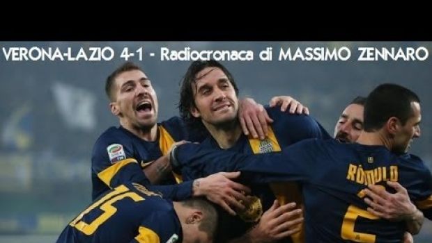 Verona-Lazio 4-1 | Telecronaca di De Angelis, radiocronaca Rai | Video