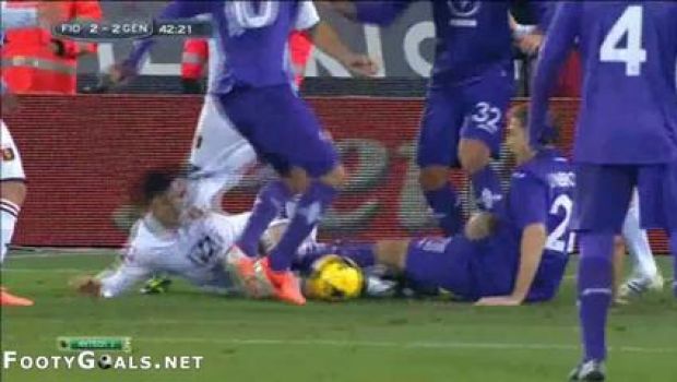 Fiorentina &#8211; Genoa 3-3 | Highlights Serie A &#8211; Video Gol (tripletta di Aquilani)