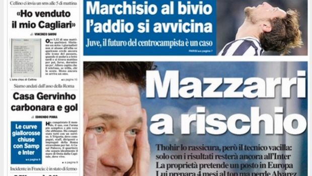 Rassegna stampa 7 febbraio 2014: prime pagine di Corriere e Tuttosport