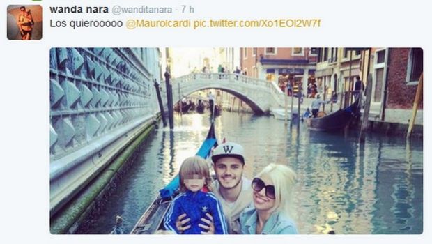 Maxi Lopez: &#8220;Con Wanda Nara è finita, ma basta foto con i bambini&#8221;. Icardi replica su Twitter