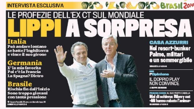 Rassegna stampa 7 giugno 2014: prime pagine di Gazzetta, Corriere e Tuttosport