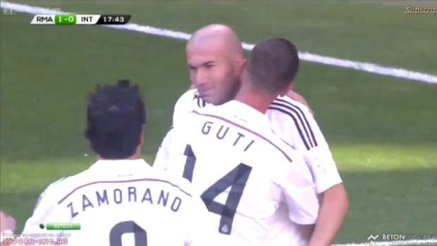 Real Madrid &#8211; Inter leggende 2-2: Zidane e Zanetti danno spettacolo [Video]