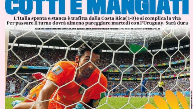 Rassegna stampa 21 giugno 2014: prime pagine di Gazzetta, Corriere e Tuttosport