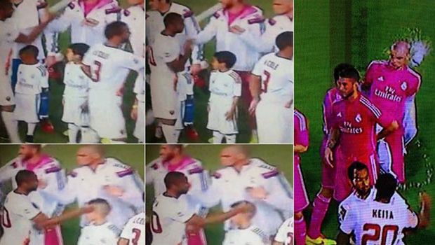 Roma-Real Madrid | Keita non stringe la mano a Pepe, rissa sfiorata &#8211; Video