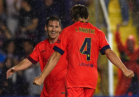 Levante &#8211; Barcellona 0-5 | Highlights Liga 2014/2015 &#8211; Video gol (Neymar, Rakitic, Sandro, Pedro, Messi)