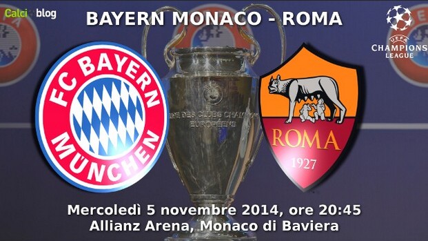 Bayern Monaco &#8211; Roma 2-0 | Diretta Champions League | Risultato finale: gol di Ribery e Götze