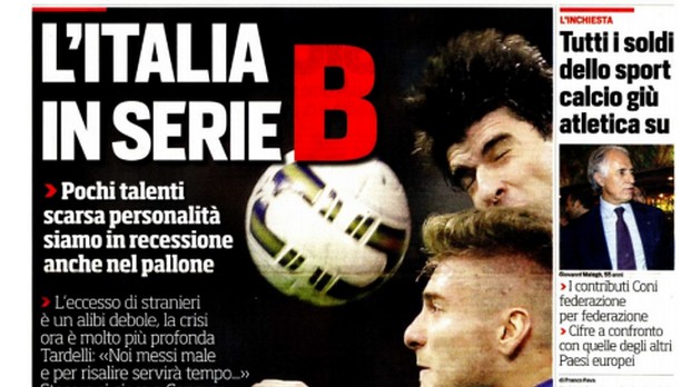 Rassegna stampa 18 novembre 2014: prime pagine Gazzetta, Corriere e Tuttosport