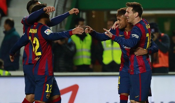 Elche &#8211; Barcellona 0-6 | Video Gol (doppietta per Messi e Neymar)