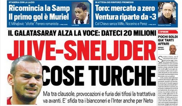 Rassegna stampa 5 gennaio 2015: prime pagine Gazzetta, Corriere e Tuttosport
