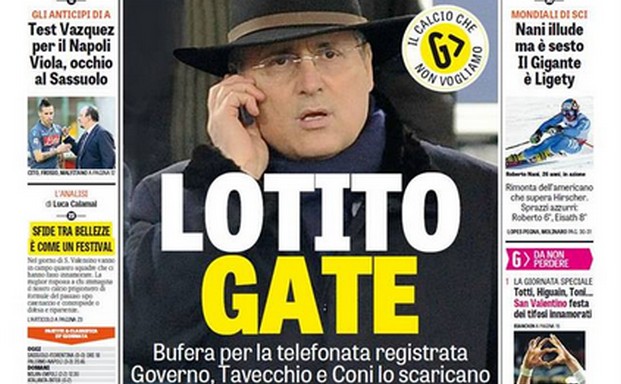 Rassegna stampa 14 febbraio 2015: prime pagine Gazzetta, Corriere e Tuttosport