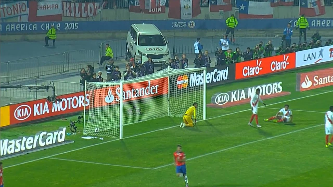 Cile-Perù 2-1 | Video gol (doppietta Edu Vargas)