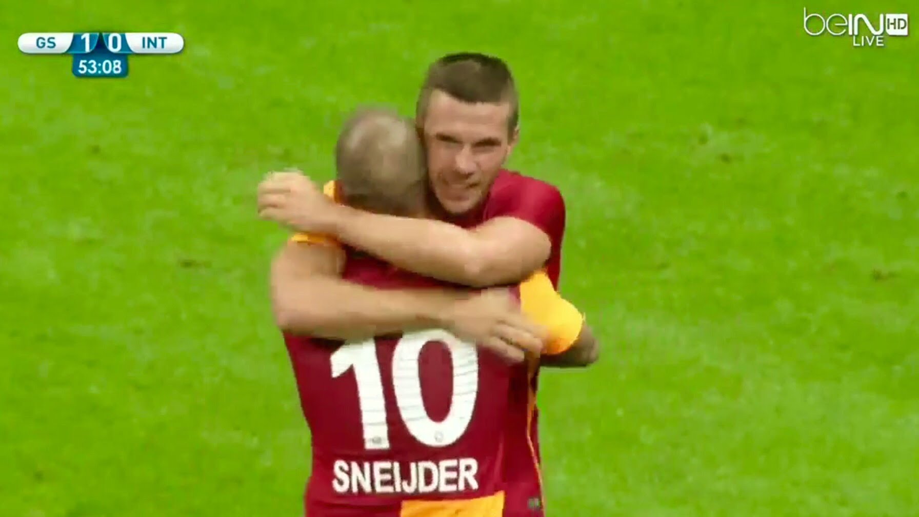 Galatasaray-Inter 1-0 (Sneijder): video gol e highlights
