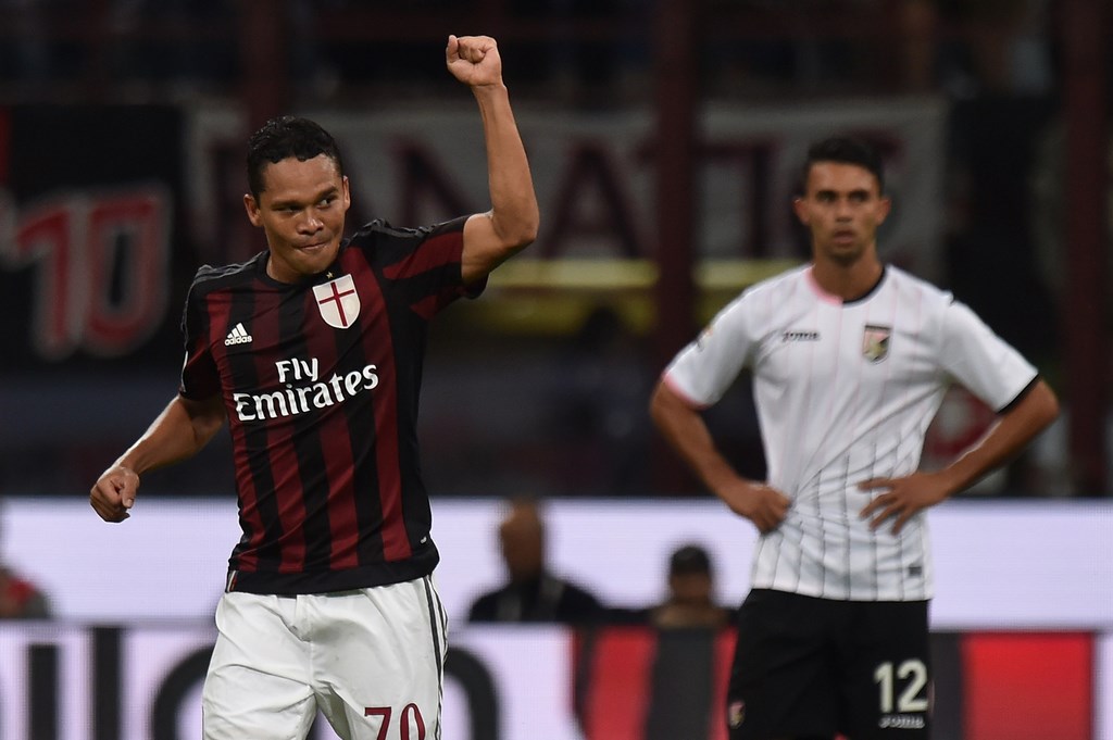 Milan-Palermo 3-2: video gol e highlights (doppietta Bacca)