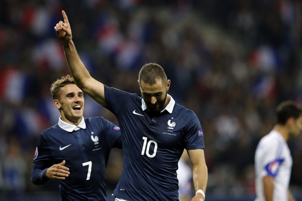Francia-Armenia 4-0 (doppietta Benzema): video gol